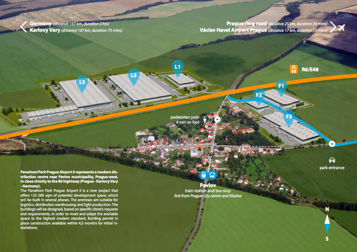 Panattoni Park Prague Airport II – sklady a výrobní haly k pronájmu, Pavlov – foto 2