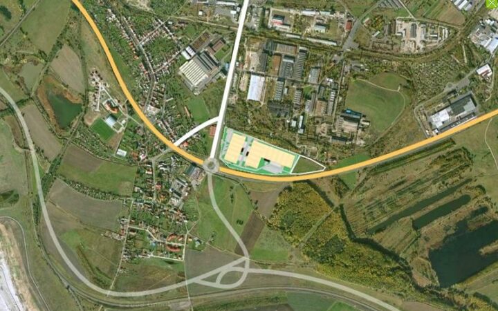 VGP Park Chomutov – sklady a výrobní haly k pronájmu, mapa polohy