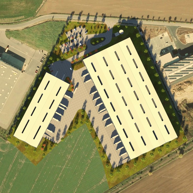 VGP Park Tuchoměřice – sklady a výrobní haly – foto 1