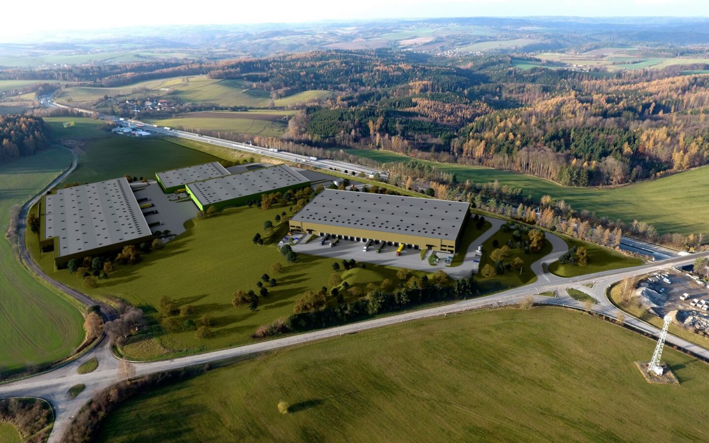 SEGRO Logistics Park Prague, Sázava – Ostředek, D1 Motorway, Ostředek, Benešov – photo 1