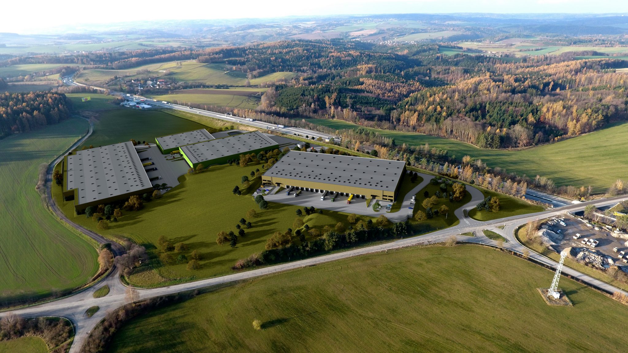 SEGRO Logistics Park Prague, Sázava – Ostředek, D1, Ostředek, Benešov – foto 1