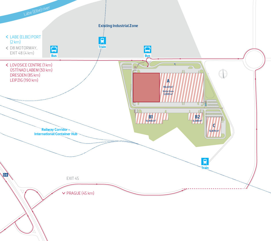 P3 Lovosice – warehouses and production halls for lease – photo 4
