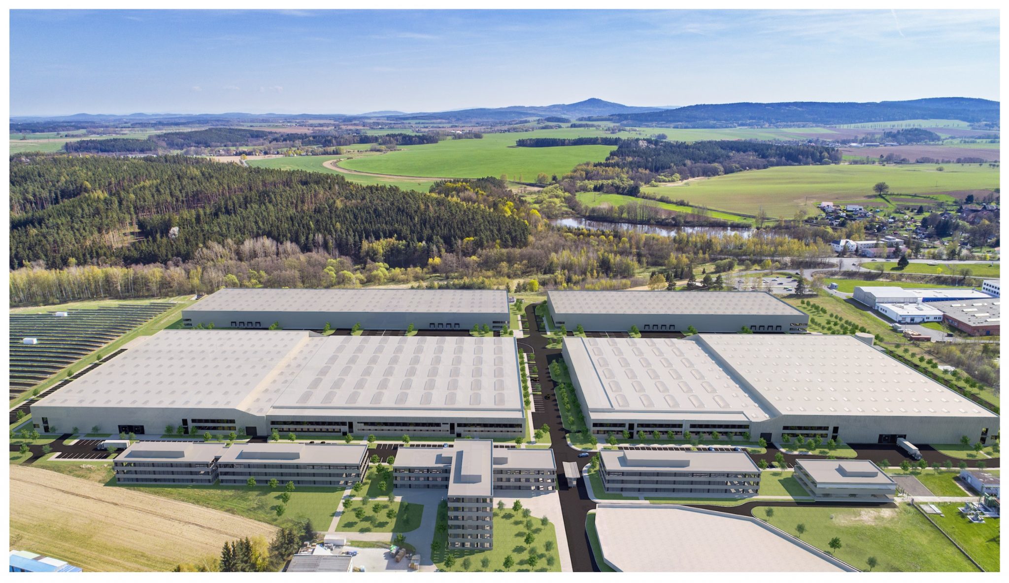 Skladové a výrobní prostory k pronájmu, Urbanity Campus Tachov – foto 1