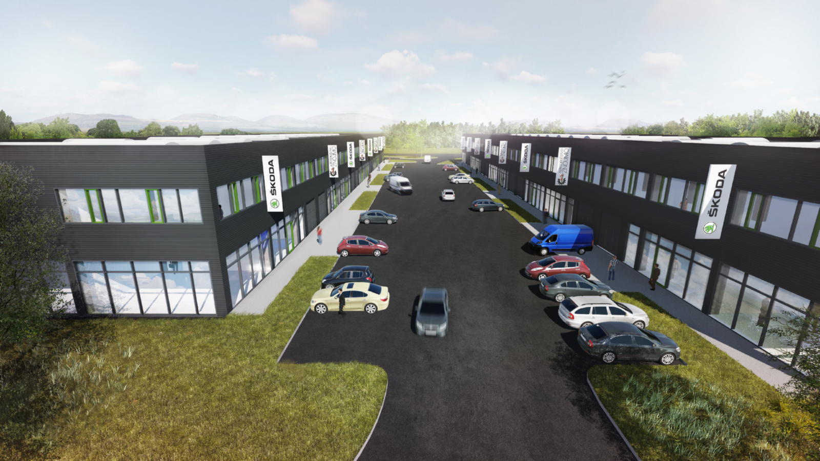 Pronájem obchodních jednotek se skladovacími prostory, Technopark Znojmo – foto 1
