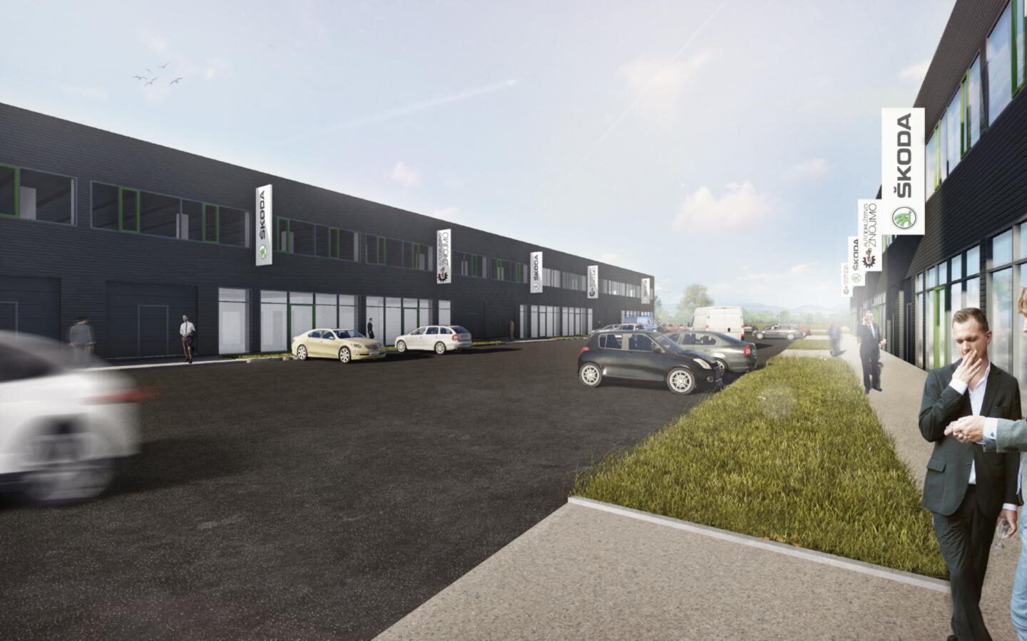 Pronájem obchodních jednotek se skladovacími prostory, Technopark Znojmo – foto 1