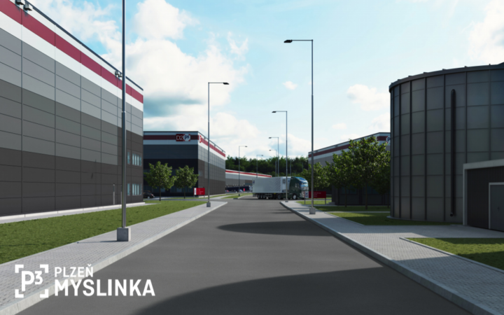 P3 Plzeň Myslinka – sklady a výrobní haly k pronájmu, foto 2
