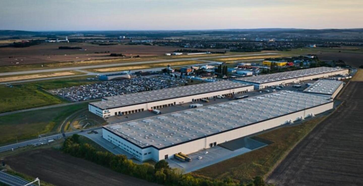 Brno Airport Park – letecký pohled