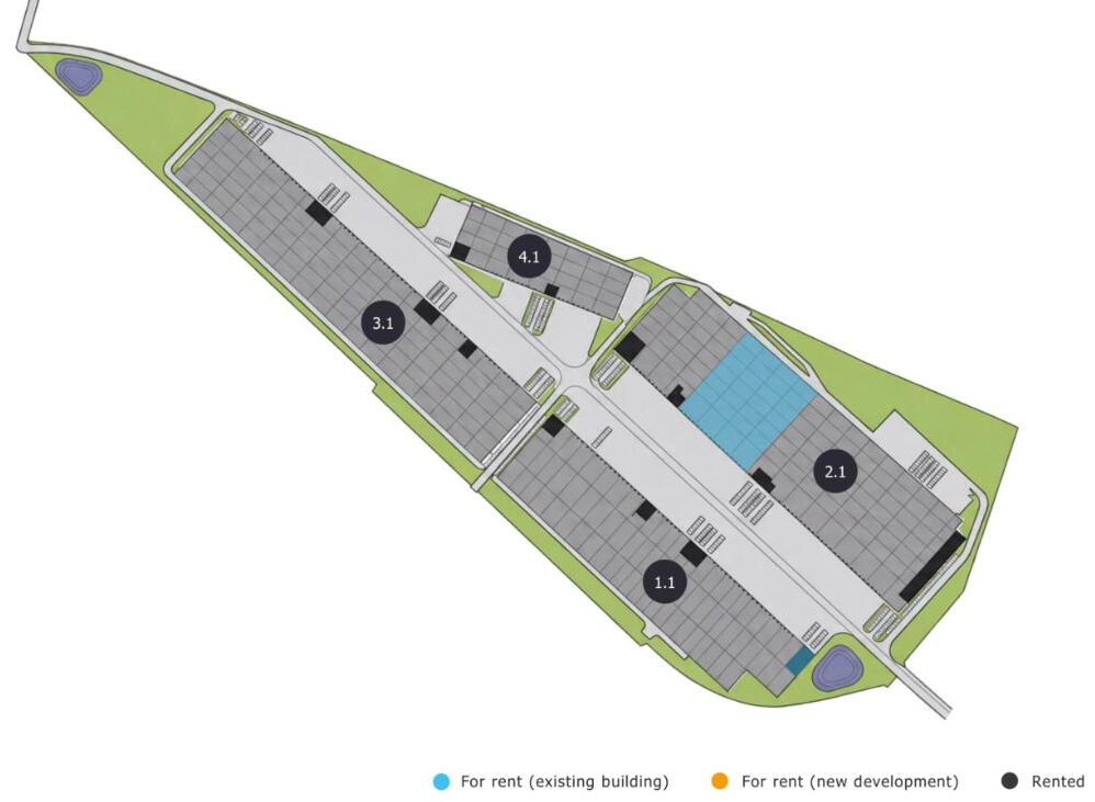 Brno Airport Park – situace areálu