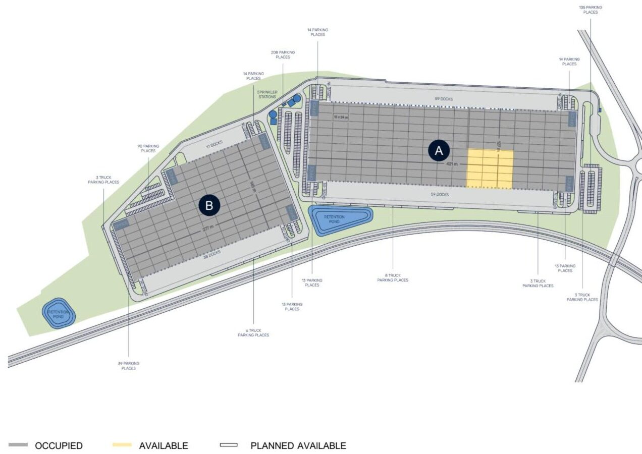 Panattoni Park Chomutov North – situace parku